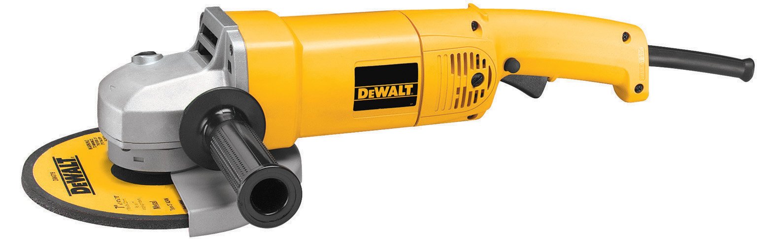 DEWALT 角磨机工具，7 英寸，13 安培 (DW840)，黄色