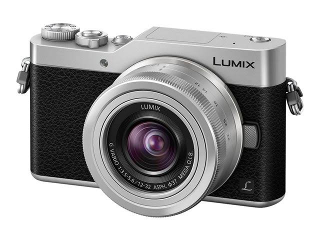 Panasonic LUMIX GX850 4K无反光镜相机，配备12-32mm巨型OIS镜头，16百万像素，3英寸触摸LCD，DC-GX850KS（美国银牌）