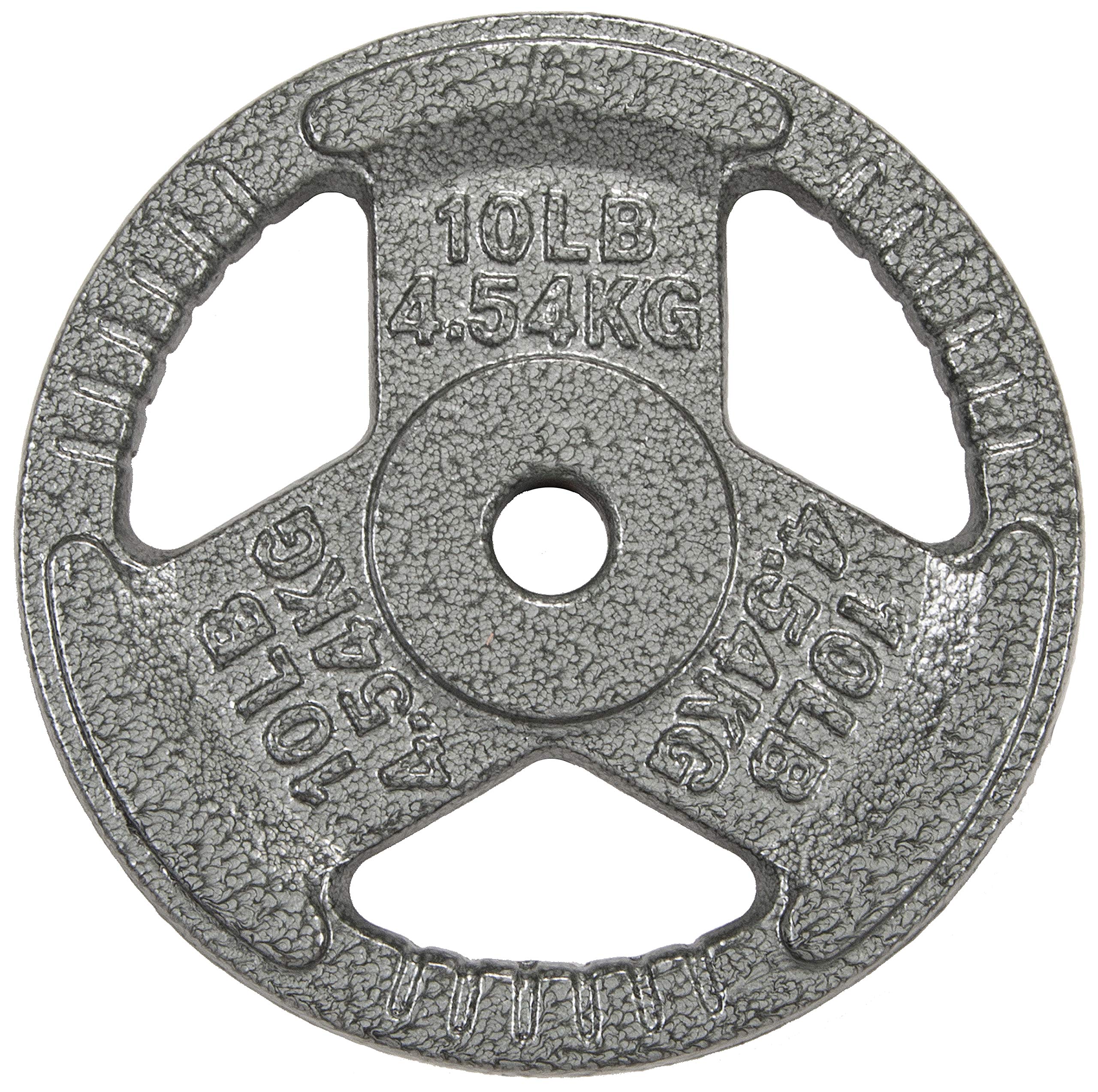 HulkFit 1 英寸和 2 英寸杠铃奥林匹克铁质配重片套装 - 灰色