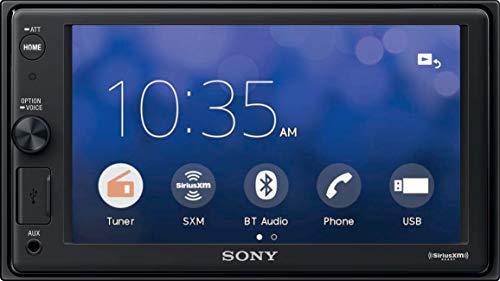 Sony XAVAX1000 6.2 英寸（15.7 厘米）Apple CarPlay 媒体接收器，带蓝牙功能