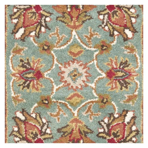 Safavieh 传统地毯 - 传统羊毛绒 - 蓝色/棕色 蓝色/棕色/传统/8'长 x 8'宽/方形