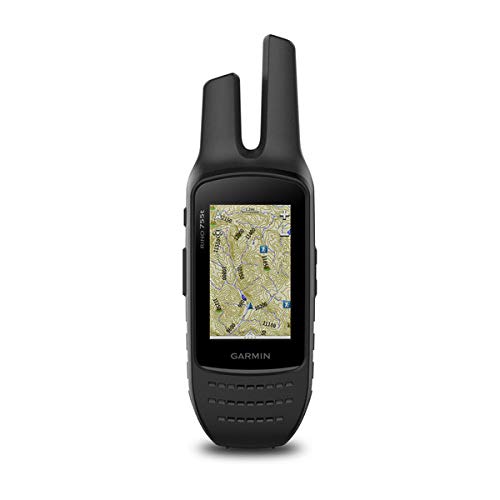Garmin Rino 755t，坚固耐用的手持式 2 路无线电/GPS 导航器，带摄像头和预装 TOPO 地...