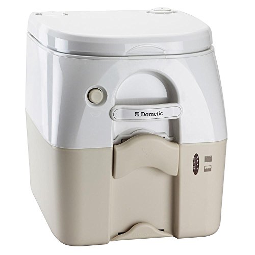 Dometic Sanitation Sanitation 975 便携式厕所 5.0 Gal Tan 带支架