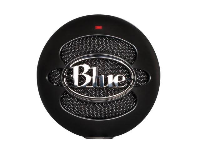 BLUE MICROPHONES 蓝色麦克风 Snowball iCE 多功能 USB 麦克风 - 黑色（SNOWBALL iCE Black）带防喷罩 通用防喷罩麦克风防风罩带麦克风支架夹