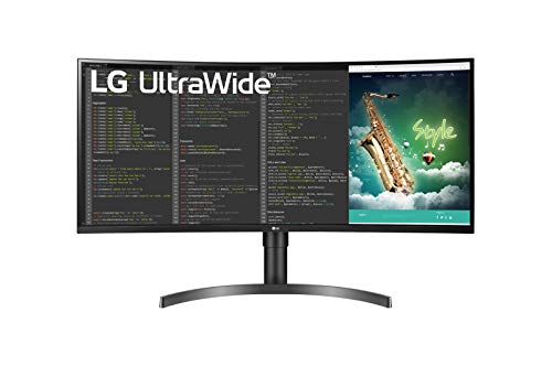 LG 35 VA HDR QHD 超宽曲面显示器，黑色 (35BN75C-B)