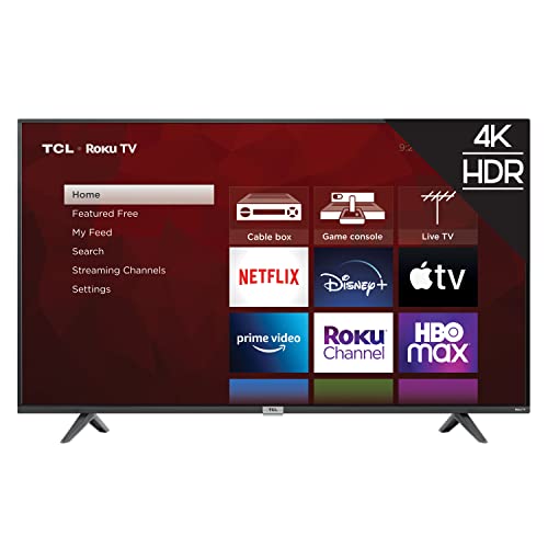 TCL 55 英寸 4 级系列 4K 超高清 HDR 智能 Roku 电视 - 55S435，2021 年型号