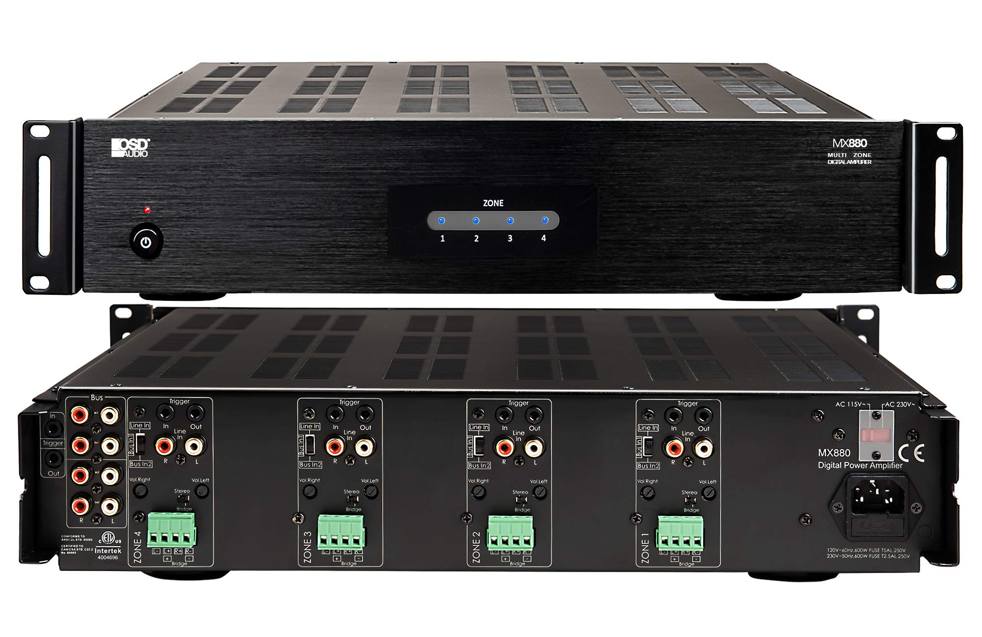 OSD Audio 数字放大器，80W/通道，分布式音频和家庭影院