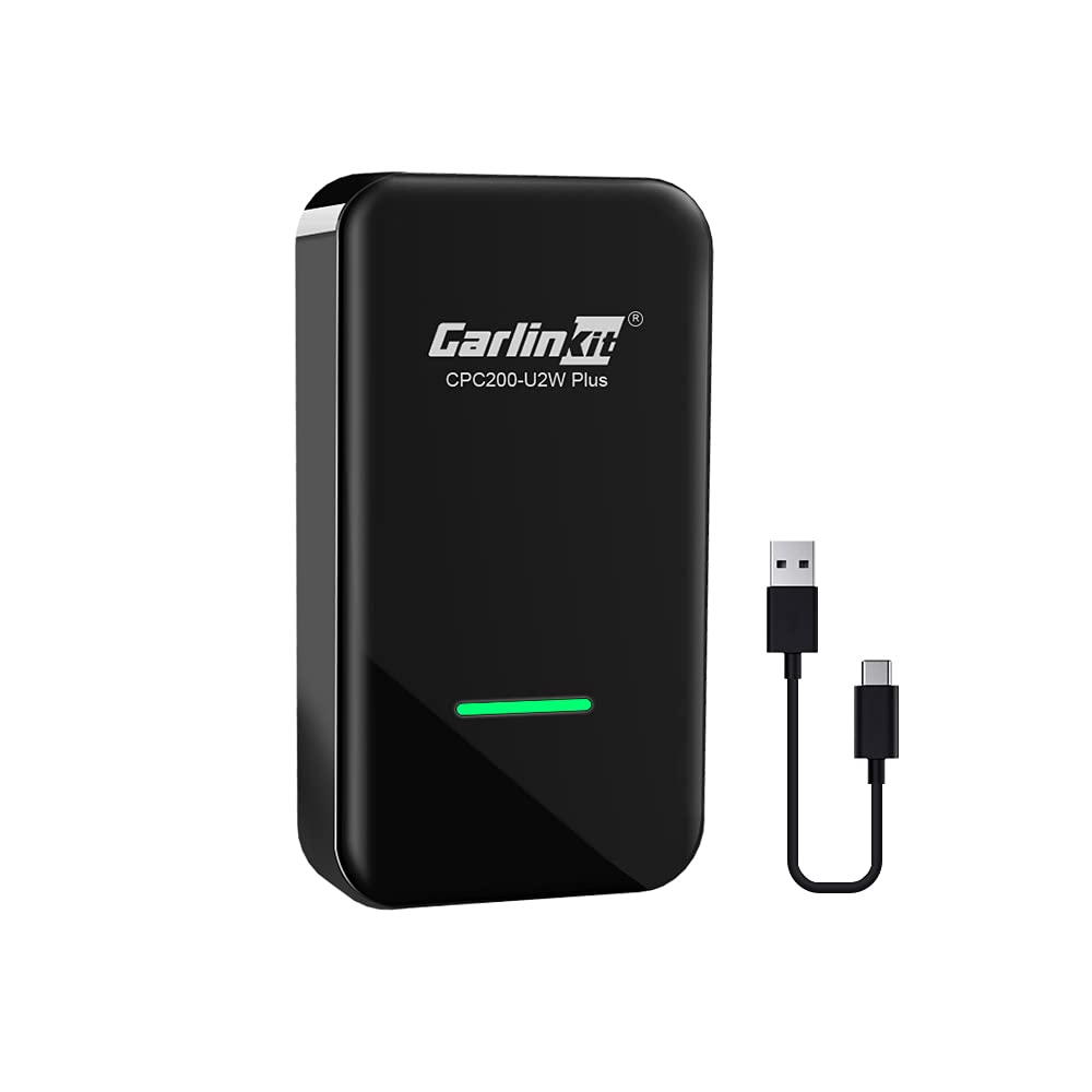 Carlinkit 适用于工厂有线 CarPlay 汽车（型号年份：2015 至 2023）的 3.0 无线 CarPlay 适配器 USB，无线 CarPlay 加密狗将有线 CarPlay 转换为无线 CarPlay