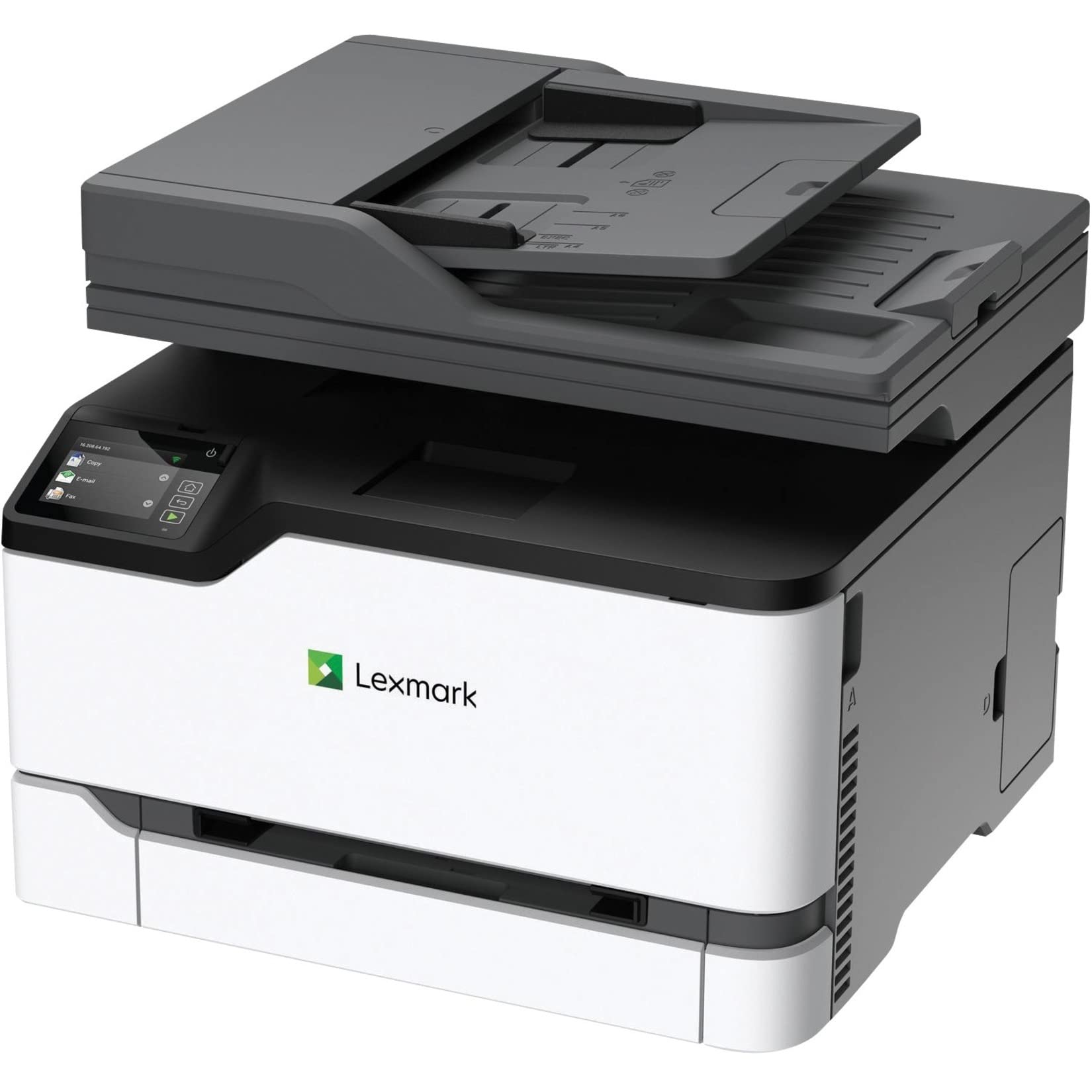 Lexmark MC3426i 彩色激光多功能无线打印机，具有打印、复印、扫描和云传真功能，以及全谱安全性和高达 26ppm 的打印速度 (40N9650)，白色，小型