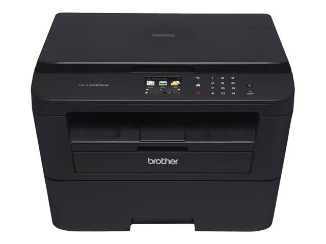 Brother Printer Brother HL-L2380DW无线单色激光打印机，启用Amazon Dash补货