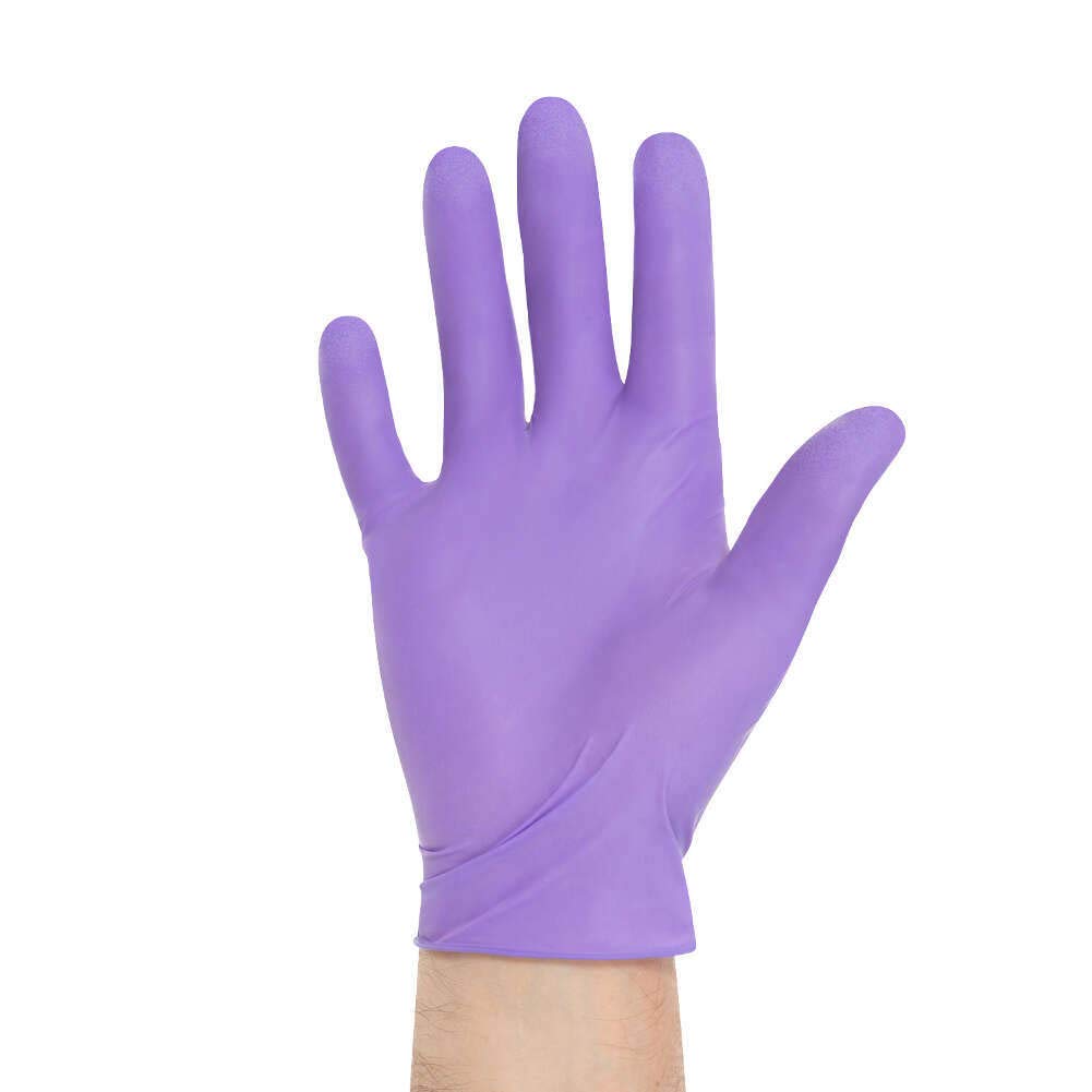 HALYARD 紫色丁腈* 检查手套，无粉，590 万只，小号，55081（每箱 1000 只）...