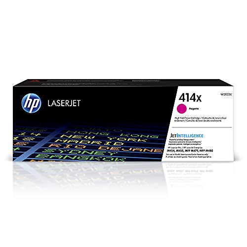 HP 414X | W2023X |碳粉盒 |洋红色|适用于 Color LaserJet Pro M454 ...