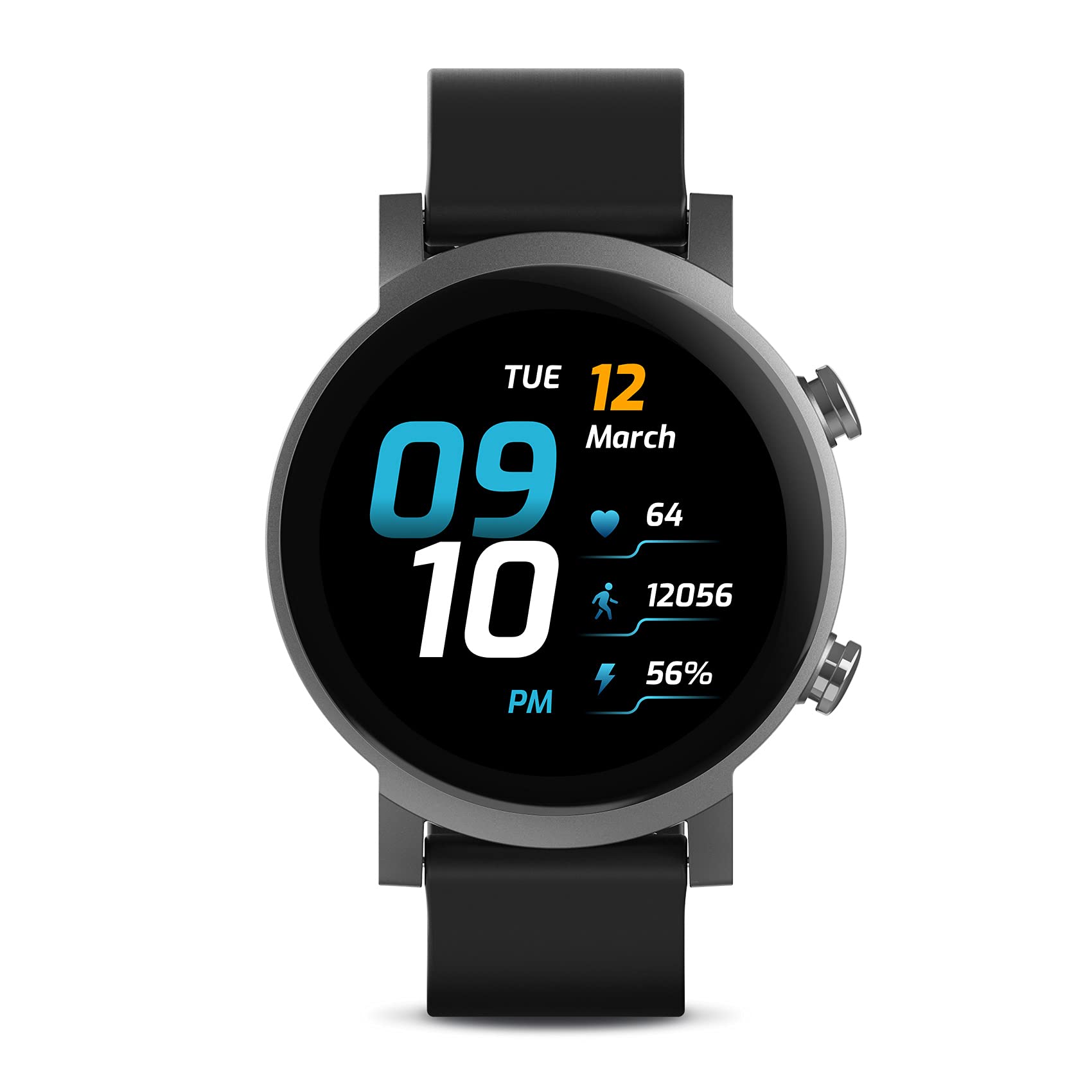 Ticwatch E3 智能手表 Wear OS by Google 男士女士 Qualcomm Snapdragon Wear 4100 平台 健康监测器 健身追踪器 GPS NFC 麦克风扬声器 IP68 防水 iOS Android 兼容