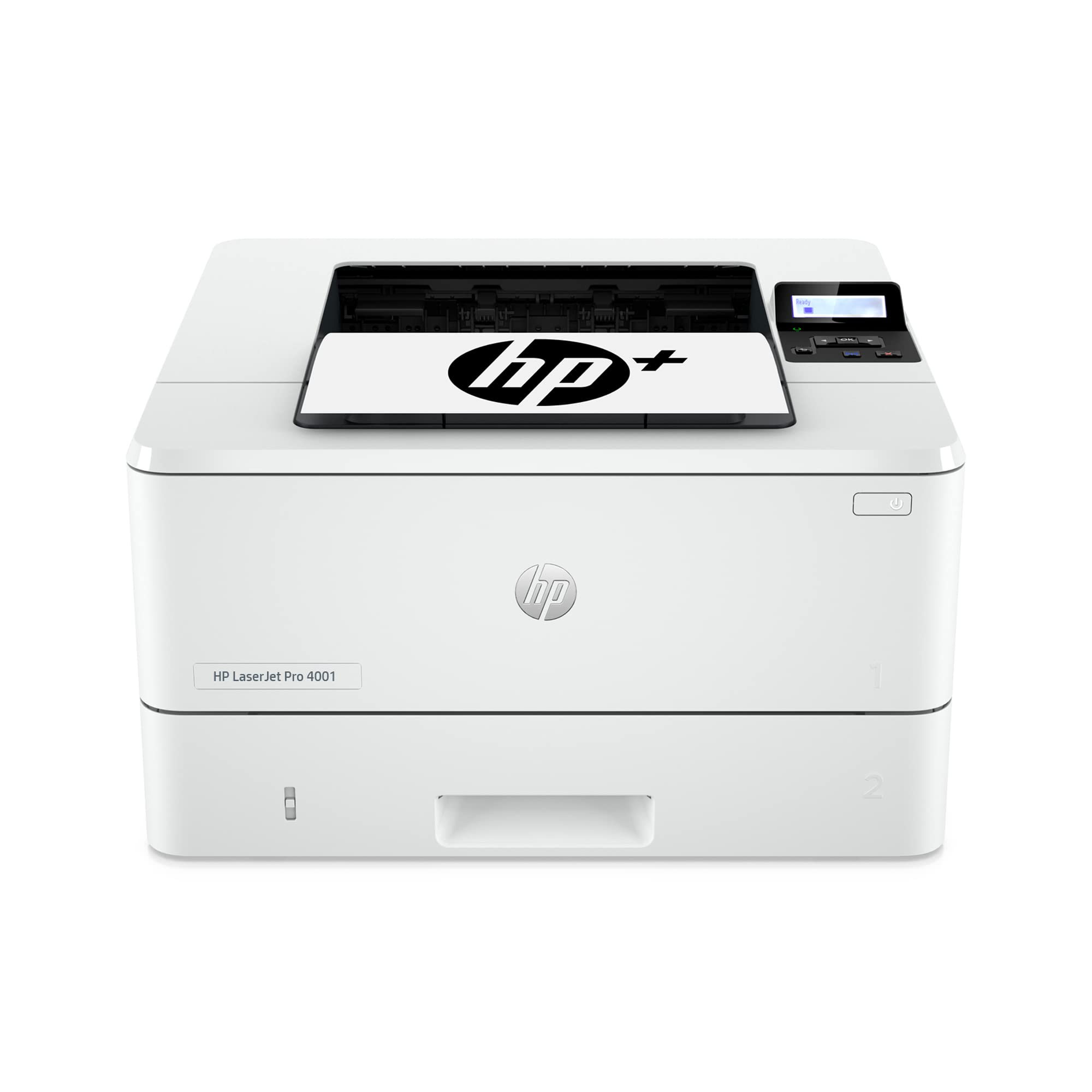 HP LaserJet Pro 4001dwe 无线黑白打印机 + 智能办公功能...