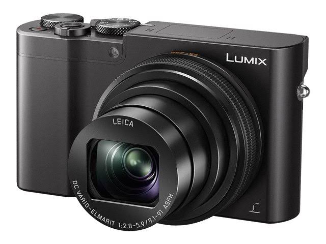 Panasonic 松下LUMIX ZS100 4K傻瓜相机，10倍LEICA DC Vario-ELMARIT F2.8-5.9镜头和混合OIS，20.1百万像素，1英寸高感光度传感器，3英寸LCD，DMC-ZS100K（美国黑）