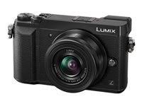 Panasonic 松下LUMIX GX85 4K无反光镜相机，配备12-32mm巨型OIS镜头，16百万像素，双IS 1.0、3英寸可倾斜触摸LCD，DMC-GX85KK（美国黑色）