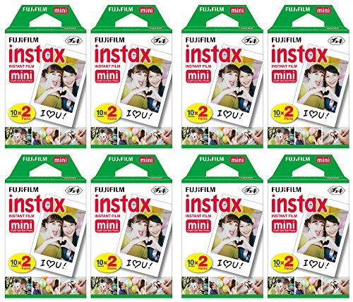 Fujifilm 适用于 Instax 相机的 Instax 迷你即时胶片（8 双装，共 160 张照片）