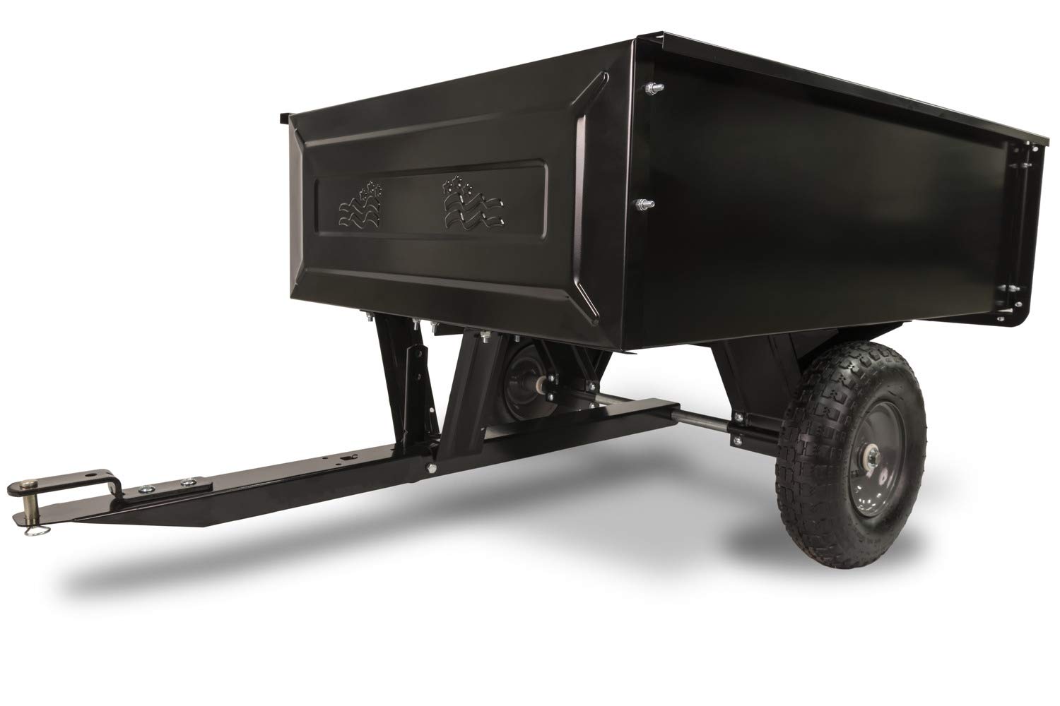 Agri-Fab 45-0303 350 磅钢自卸车，黑色