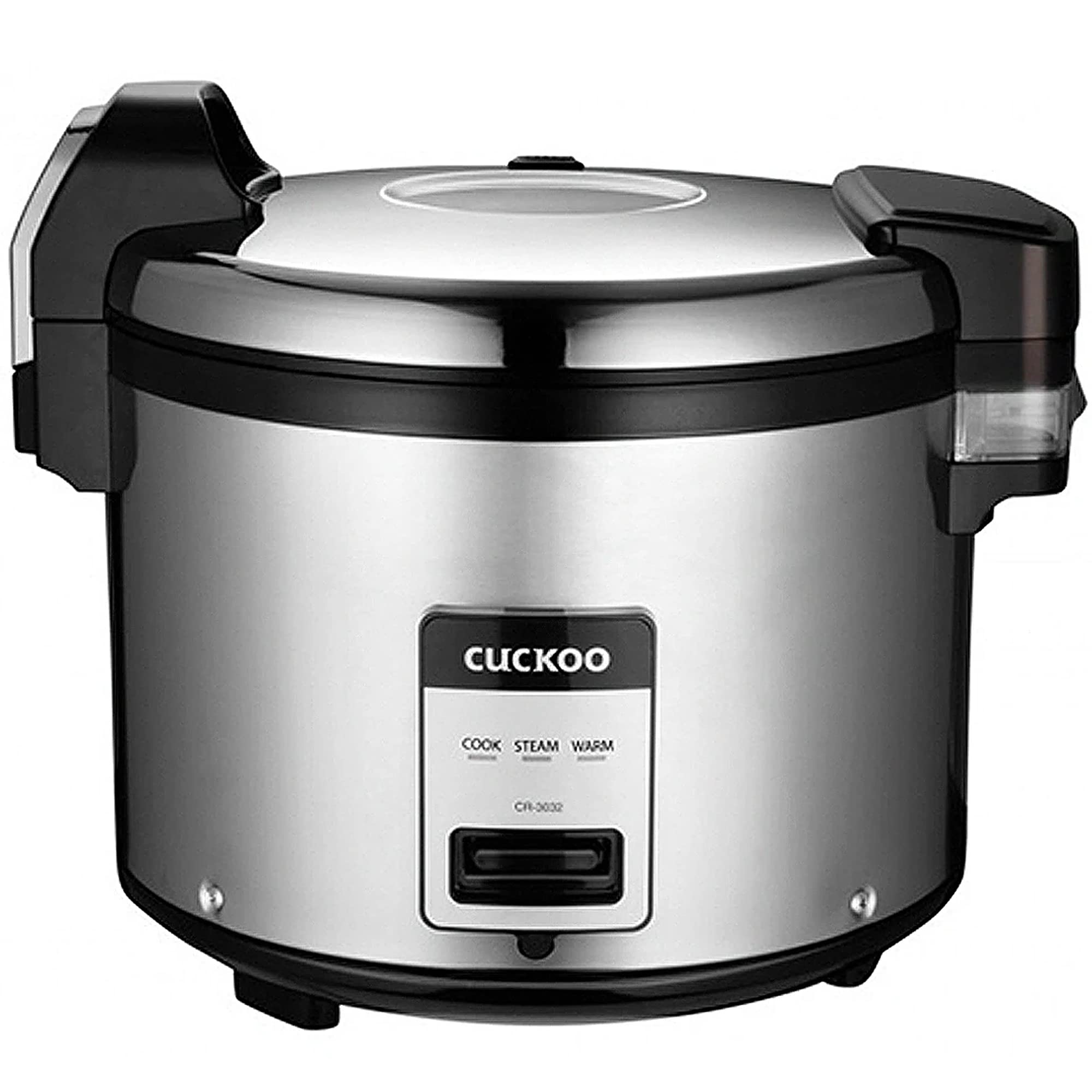 CUCKOO CR-3032 | 30 杯（生）商用电饭锅和保温器 |自动保温模式，不粘内锅，可拆卸内盖|不锈钢