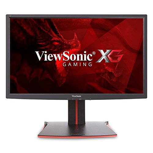 Viewsonic XG2401 24英寸1080p 1ms 144 Hz游戏显示器，带FreeSync Premium Eye Care高级人体工程学HDMI和DP，黑色