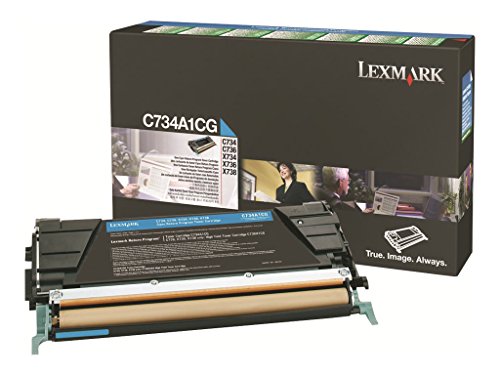 Lexmark C734A1CG 青色回收计划碳粉盒