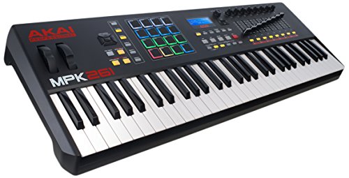 inMusic Brands Inc. Akai专业MPK261 | 61键半加权USB MIDI键盘控制器，包括MPC工作站的核心控制