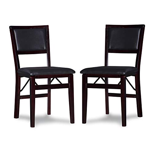 Linon Keira 垫折叠椅，2 件套