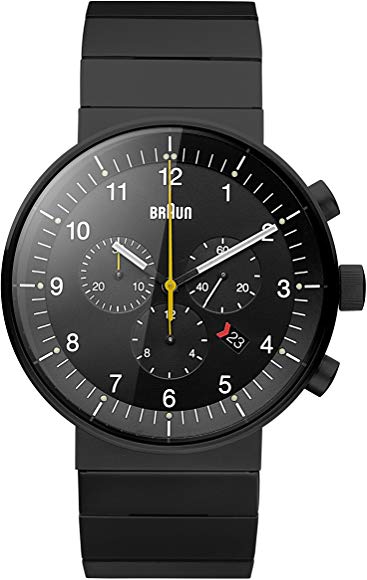 Braun-MFG Code 百灵（Braun）BN0095BKBKBTG Prestige Analog Display Swiss Quartz Black Watch