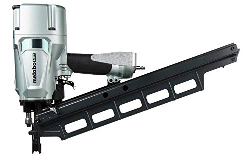 Metabo HPT 气动钉枪| 2英寸至3-1 / 4英寸塑料整理全头钉| 免工具深度调整| 21度杂志| ...