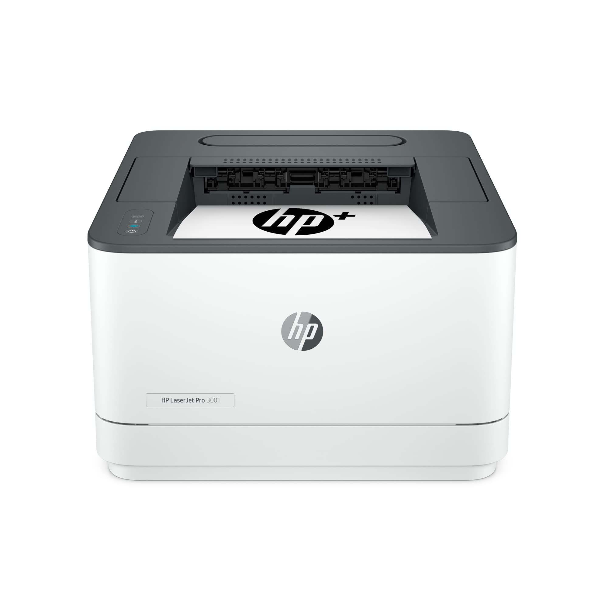 HP LaserJet Pro 3001dwe 无线黑白打印机 + 智能办公功能...