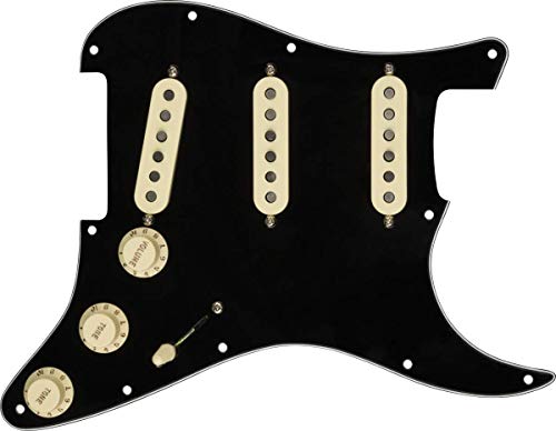 Fender 预接线 Strat 护板，定制 '69 SSS 电吉他电子设备...