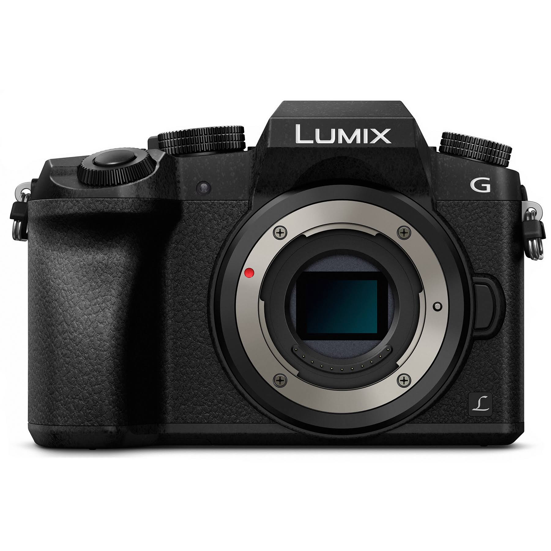 Panasonic Lumix DMC-G70 / DMC-G7具有14-42mm镜头的无反光镜微型四分之三数码相机（黑色）-国际版（无保修）