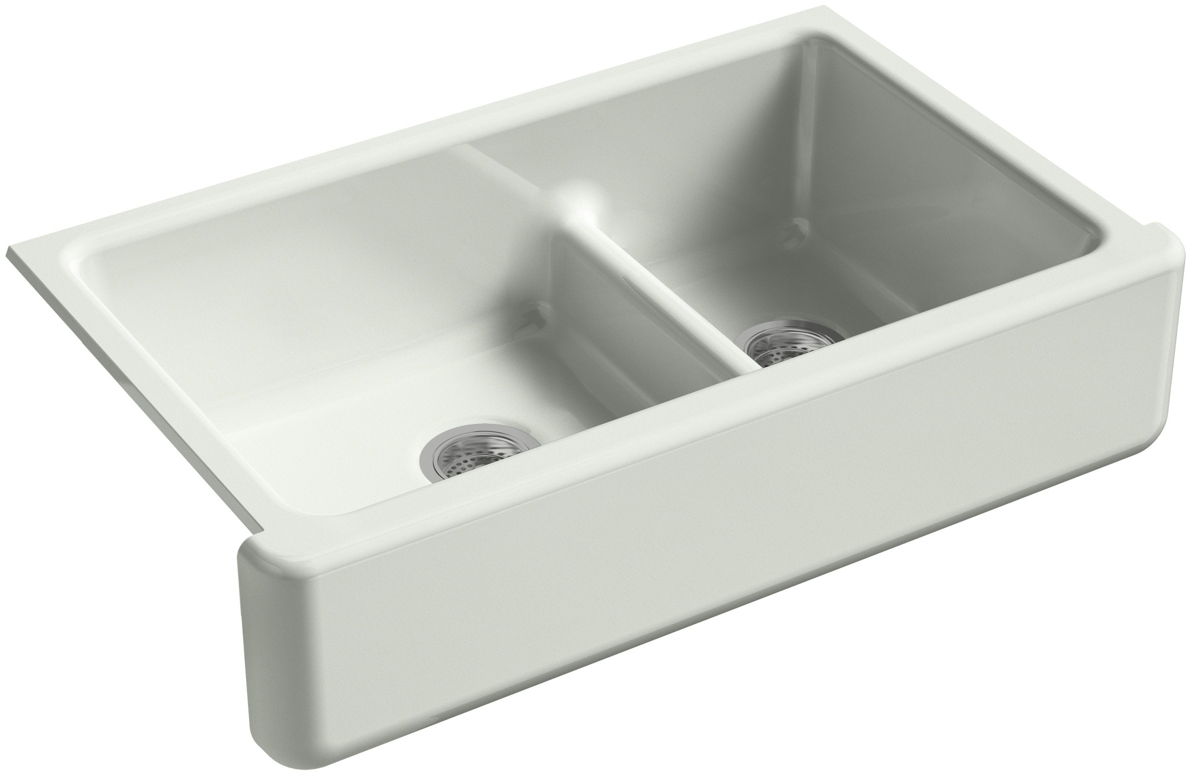 KOHLER Whitehaven Farmhouse Smart Divide Self-Tr...