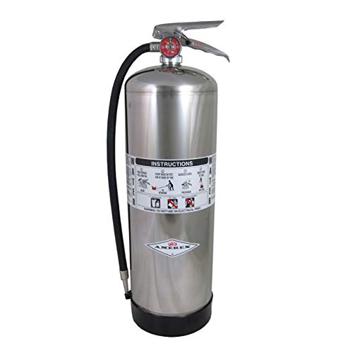 Amerex B240 储压水灭火器，2.5 加仑，适用于 A 级火灾...
