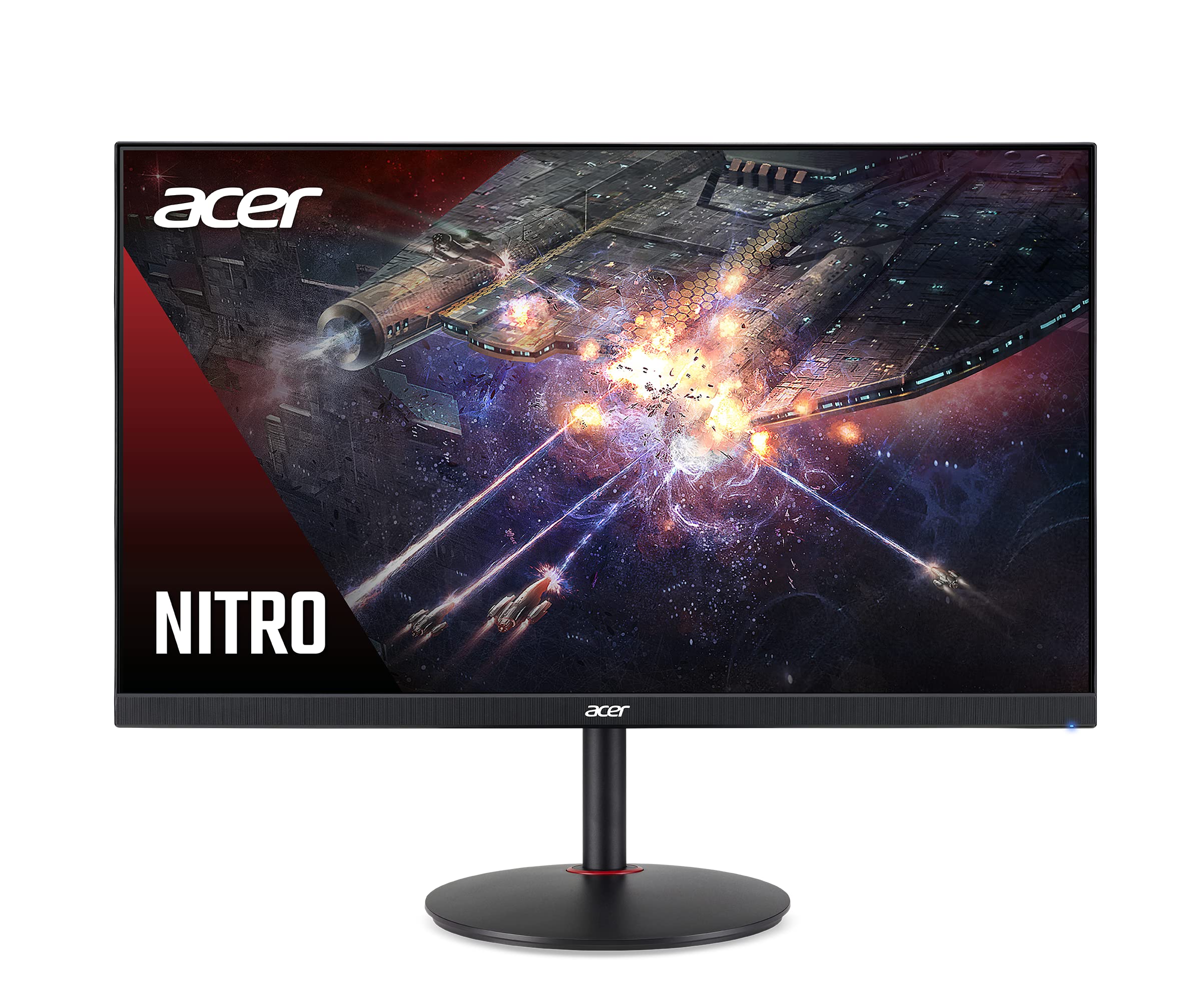 Acer Nitro XV272U Vbmiiprx 27' 零帧 WQHD 2560 x 1440 游戏显示器 | AMD FreeSync 高级版 |敏捷辉煌IPS |超频至 170Hz |高达 0.5 毫秒 | 95% DCI-P3 | 1 个显示端口和 2 个 HDMI 2.0