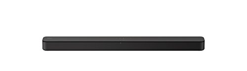 Sony S100F 2.0 声道条形音箱，带低音反射扬声器、集成高音扬声器和蓝牙，(HTS100F)，易于设置，结构紧凑，家庭办公使用，声音清晰，黑色
