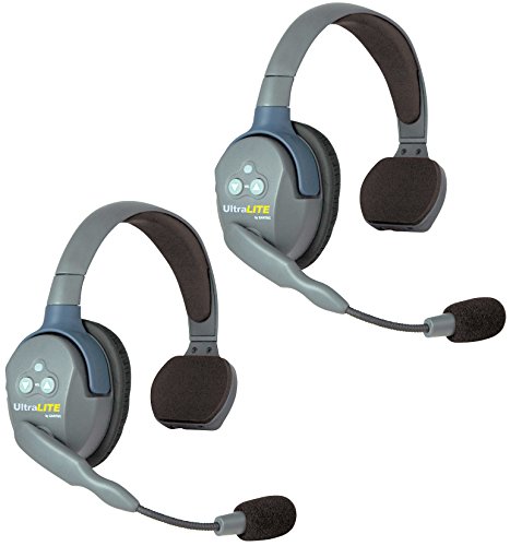EARTEC 适用于2个用户的UL2S UltraLITE全双工无线耳机通信-2个单耳耳机