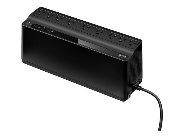 APC Back-UPS 850VA UPS 电池备份和浪涌保护器，带 USB 充电端口 (BE850M2)...