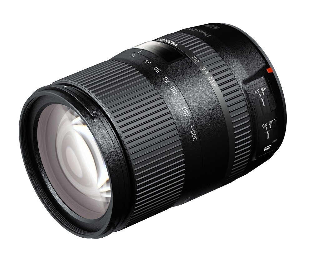 Tamron 用于尼康相机的16-300mm f / 3.5-6.3 Di II VC PZD微距镜头（型号B016N）-国际版（无保修）