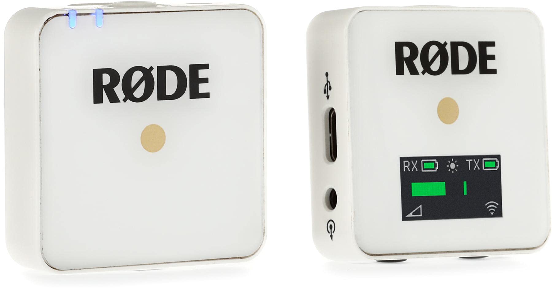 Rode Wireless GO 紧凑型无线麦克风系统 - 白色