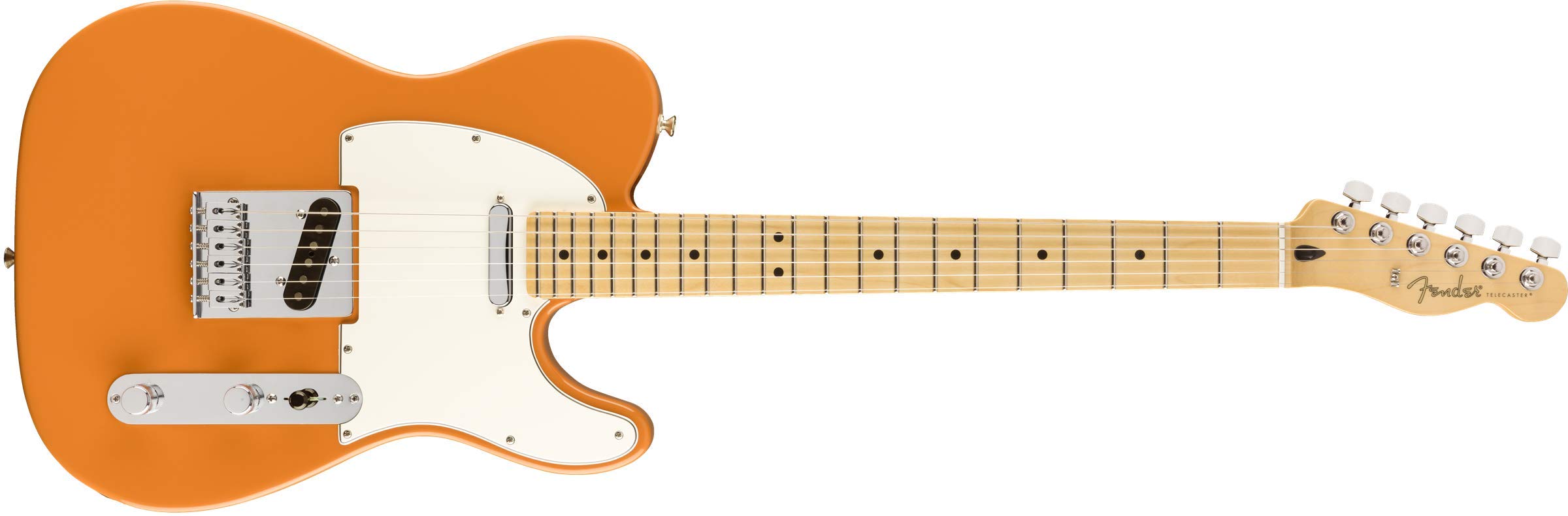 Fender Player Tele、枫木指板、卡普里橙