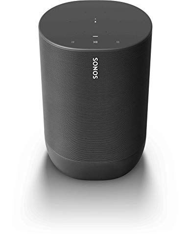 Sonos Move - 电池供电的智能扬声器，Wi-Fi 和蓝牙，内置 Alexa - 黑色？？？？？？...
