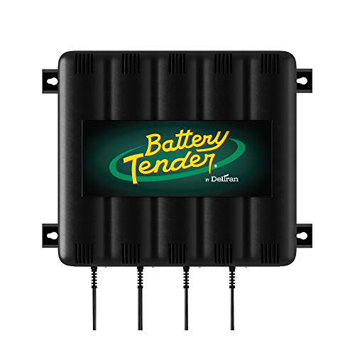 Battery Tender 4组：12V，1.25 A电池充电器-具有4个端口的12V电池充电组-同时为最多四个电池充电和维护-022-0148-DL-WH
