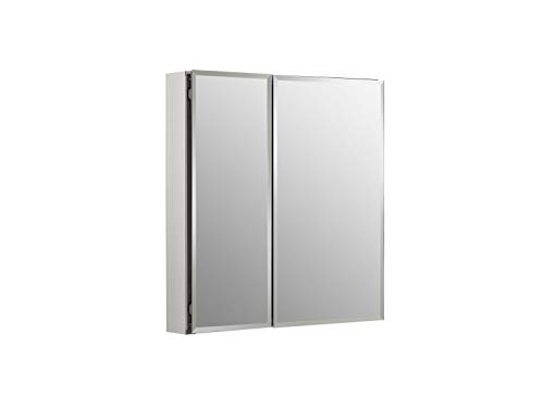 KOHLER K-Cb-Clc2526Fs 无框 25 英寸 X 26 英寸铝制浴室药柜； ;嵌入式或表面贴装