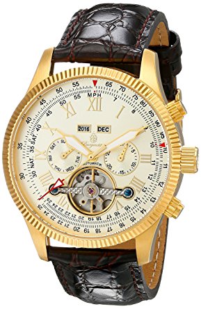 Star Time LTD- Burgmeister Burgmeister男士BM330-275模拟显示自动上链棕色手表