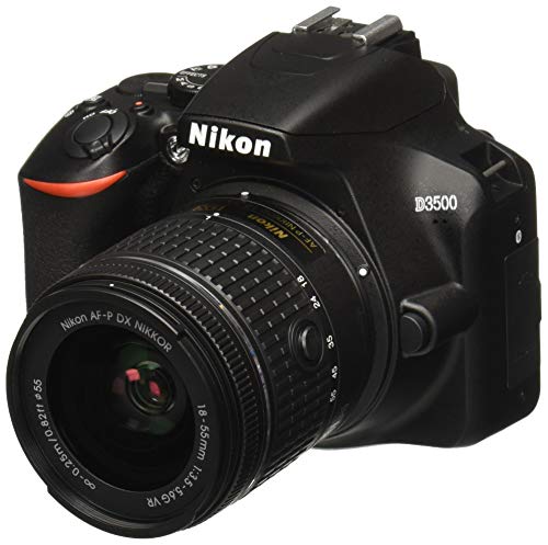 Nikon D3500 W / AF-P DX尼克尔18-55mm f / 3.5-5.6G VR黑色