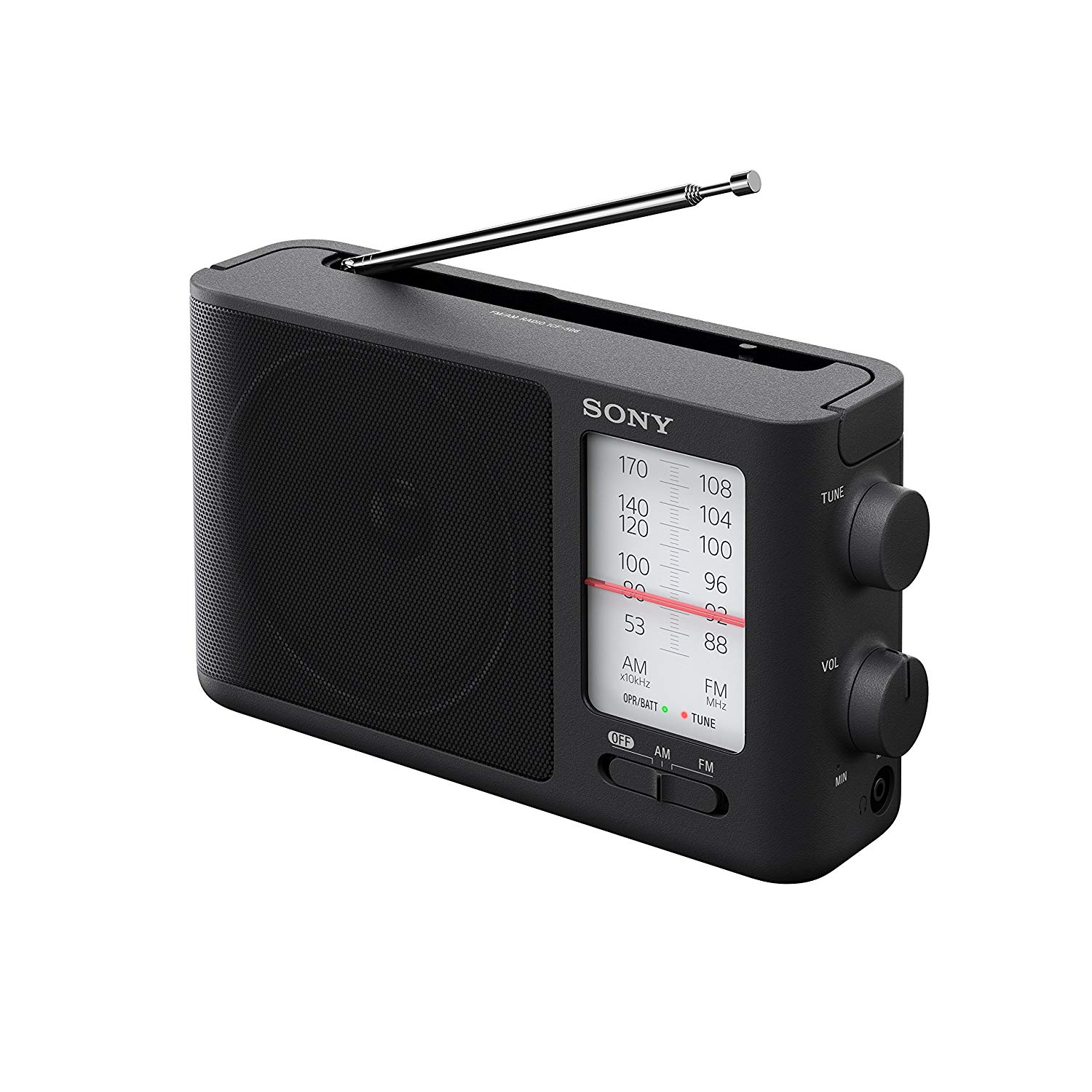 Sony ICF-506模拟调谐便携式FM / AM收音机