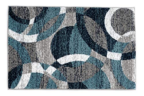 Rugshop 当代现代圆形小地毯抽象