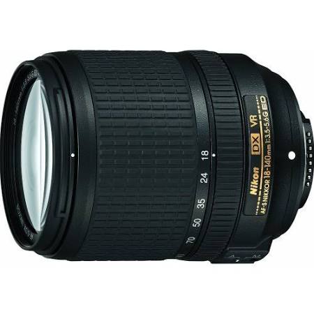 Nikon AF-S DX尼克尔18-140mm f / 3.5-5.6G ED减震变焦镜头，具有自动对焦功能，适用于DSLR相机（已认证翻新）