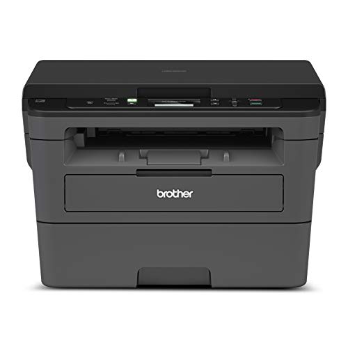 Brother Printer Brother紧凑型单色激光打印机，HLL2390DW，便捷的平板复印和扫描，无线打印，双面双面打印，启用了Amazon Dash补货